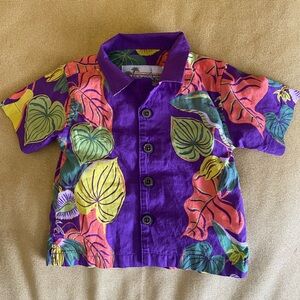 Patagonia baby boy Hawaiian shirt
